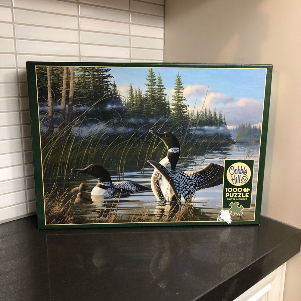 Cobble Hill Common Loons 1000 piece puzzle